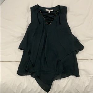 Derek Lam 10 Crosby Lace Up Blouse